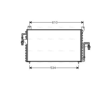 Condenser, air conditioning 18005186 International Radiators, Image 2