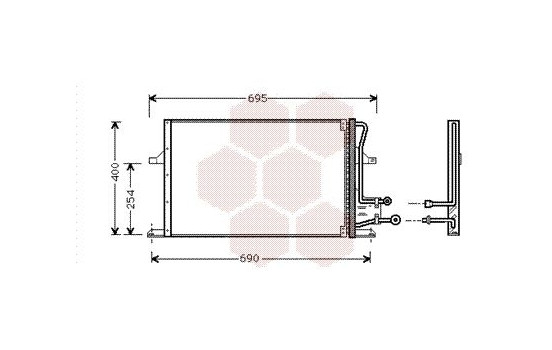 Condenser, air conditioning 18005227 International Radiators, Image 2