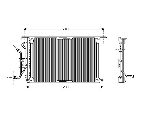 Condenser, air conditioning 18005258 International Radiators