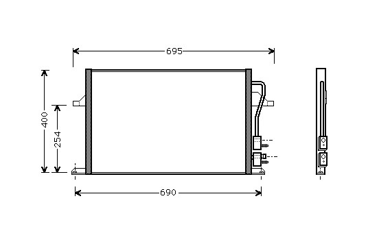 Condenser, air conditioning 18005259 International Radiators