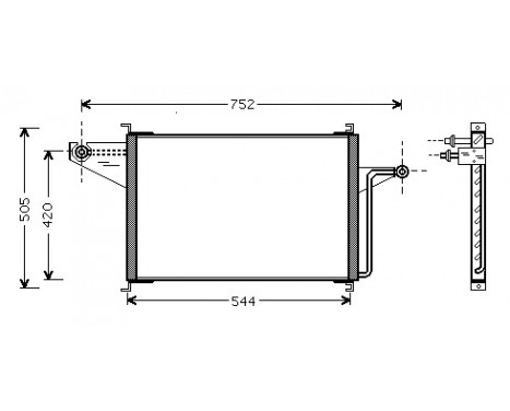 Condenser, air conditioning 18005305 International Radiators
