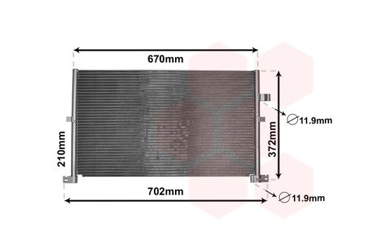 Condenser, air conditioning 18005334 International Radiators, Image 2