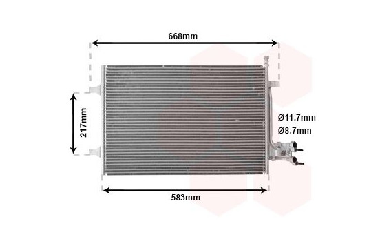 Condenser, air conditioning 18005395 International Radiators, Image 2