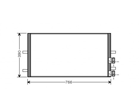 Condenser, air conditioning 18005407 International Radiators