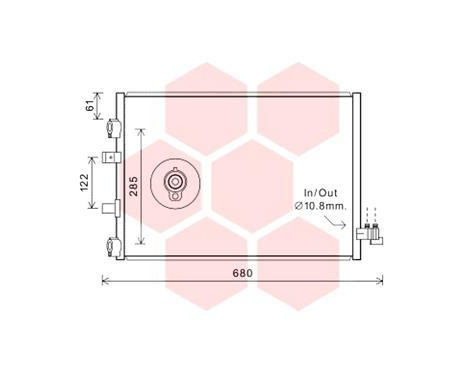 Condenser, air conditioning 18005484 International Radiators, Image 2