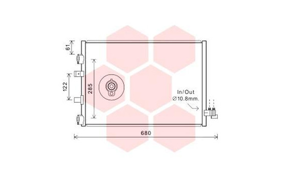 Condenser, air conditioning 18005484 International Radiators, Image 2