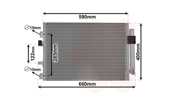 Condenser, air conditioning 18005484 International Radiators