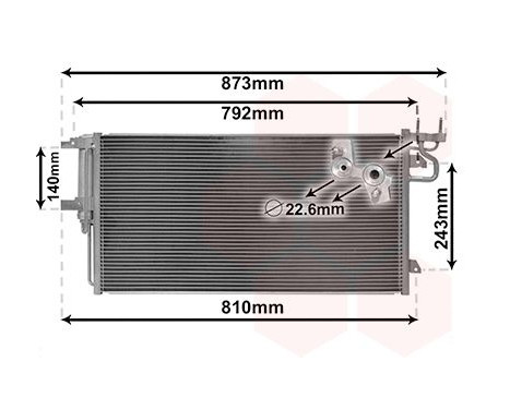 Condenser, air conditioning 18005617 International Radiators