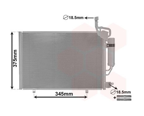 Condenser, air conditioning 18015705 International Radiators Plus