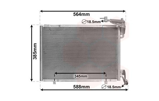 Condenser, air conditioning 18015711 International Radiators