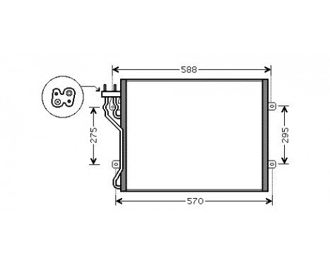 Condenser, air conditioning 21005035 International Radiators