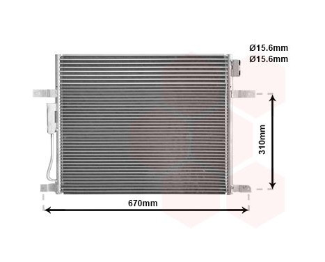 Condenser, air conditioning 21005050 International Radiators, Image 2