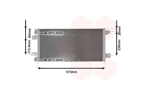 Condenser, air conditioning 21005074 International Radiators