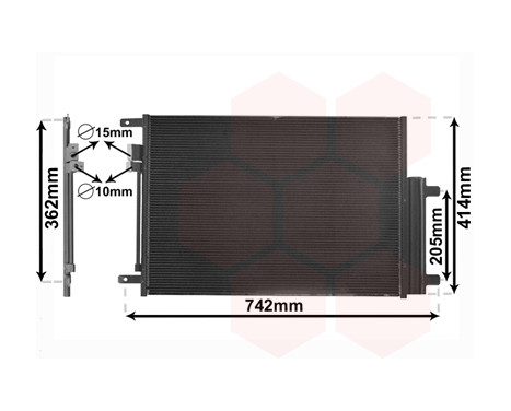 Condenser, air conditioning 21015702 International Radiators
