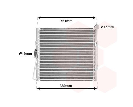 Condenser, air conditioning 25005089 International Radiators