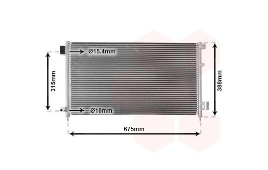 Condenser, air conditioning 25005185 International Radiators
