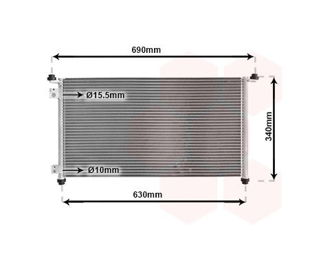 Condenser, air conditioning 25005210 International Radiators