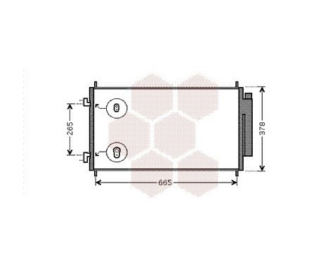 Condenser, air conditioning 25005214 International Radiators, Image 2