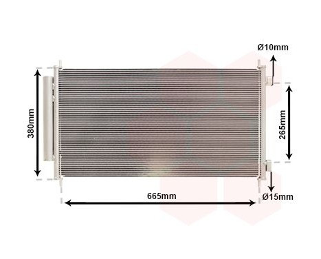 Condenser, air conditioning 25005214 International Radiators, Image 2