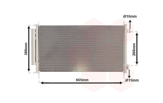 Condenser, air conditioning 25005214 International Radiators, Image 2