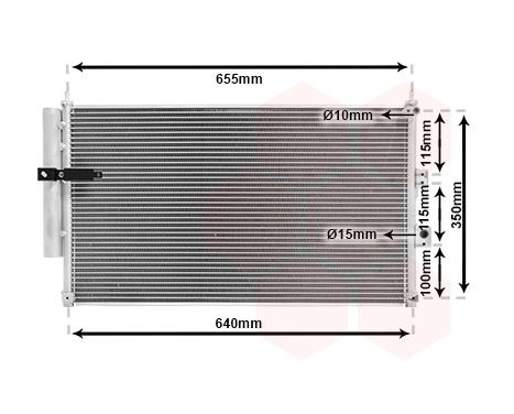 Condenser, air conditioning 25005223 International Radiators