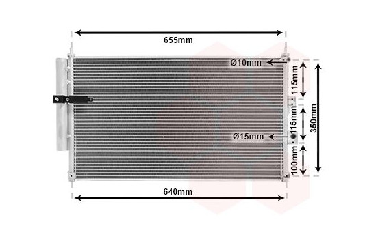 Condenser, air conditioning 25005223 International Radiators