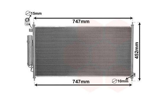 Condenser, air conditioning 25005234 International Radiators