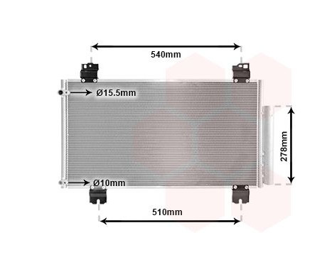 Condenser, air conditioning 25005236 International Radiators
