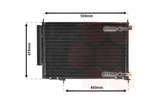 Condenser, air conditioning 25005242 International Radiators