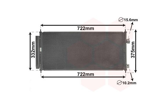 Condenser, air conditioning 25005248 International Radiators