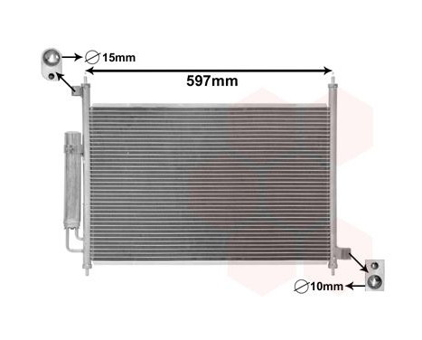 Condenser, air conditioning 25015702 International Radiators
