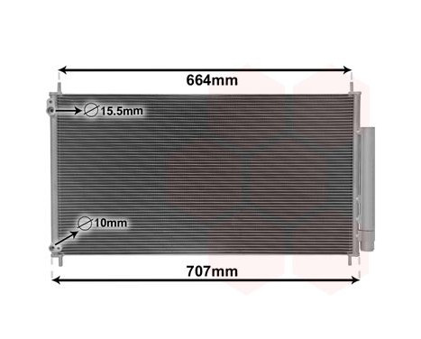 Condenser, air conditioning 25015703 International Radiators