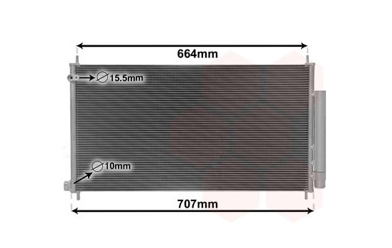 Condenser, air conditioning 25015704 International Radiators
