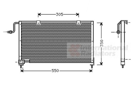 Condenser, air conditioning 27005106 International Radiators, Image 2