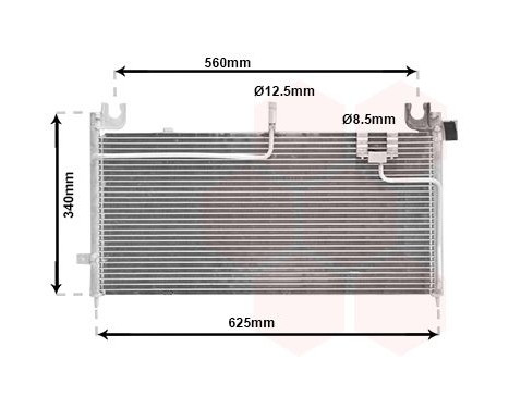 Condenser, air conditioning 27005125 International Radiators, Image 2