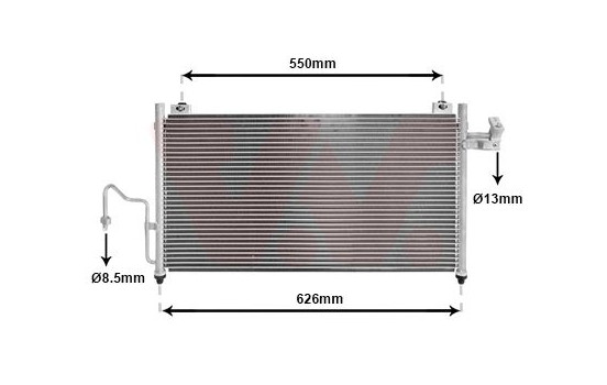 Condenser, air conditioning 27005147 International Radiators, Image 2