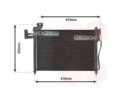 Condenser, air conditioning 27005155 International Radiators, Image 2