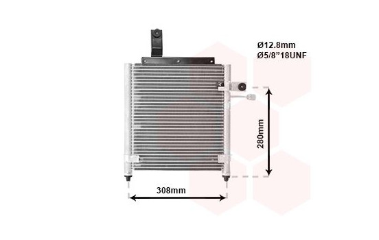 Condenser, air conditioning 27005156 International Radiators, Image 2