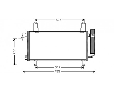 Condenser, air conditioning 27005157 International Radiators