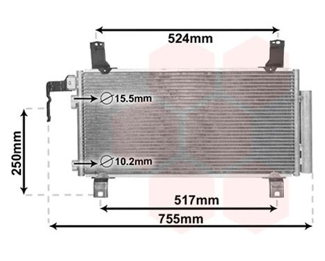 Condenser, air conditioning 27005158 International Radiators