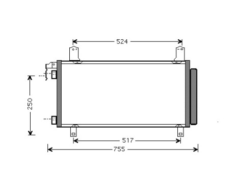 Condenser, air conditioning 27005158 International Radiators, Image 2