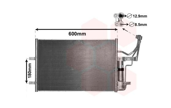 Condenser, air conditioning 27005184 International Radiators, Image 2