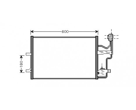 Condenser, air conditioning 27005184 International Radiators
