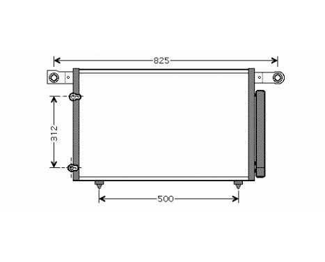 Condenser, air conditioning 27005196 International Radiators