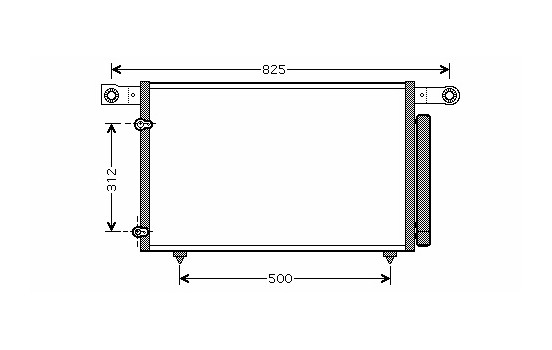 Condenser, air conditioning 27005196 International Radiators