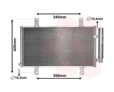 Condenser, air conditioning 27005209 International Radiators, Image 2