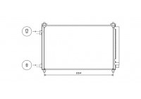 Condenser, air conditioning 27005241 International Radiators