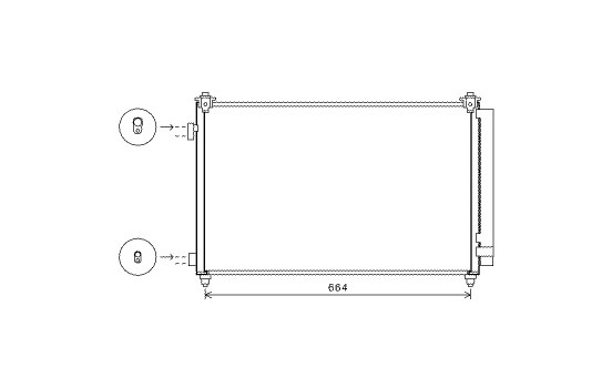 Condenser, air conditioning 27005241 International Radiators