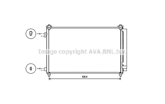 Condenser, air conditioning 27005241 International Radiators, Image 2