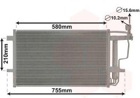 Condenser, air conditioning 27005242 International Radiators